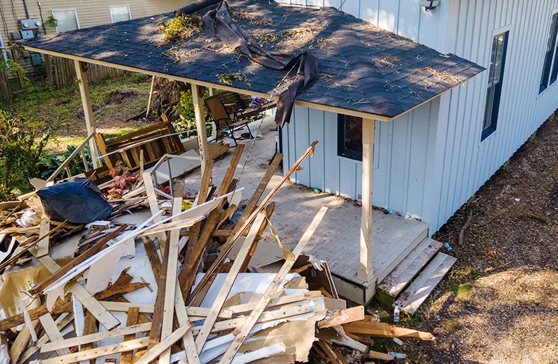 Demolition in Fort Worth, Texas